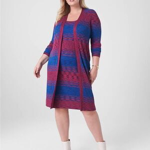 Lane Bryant Classic Open-Front Duster Overpiece